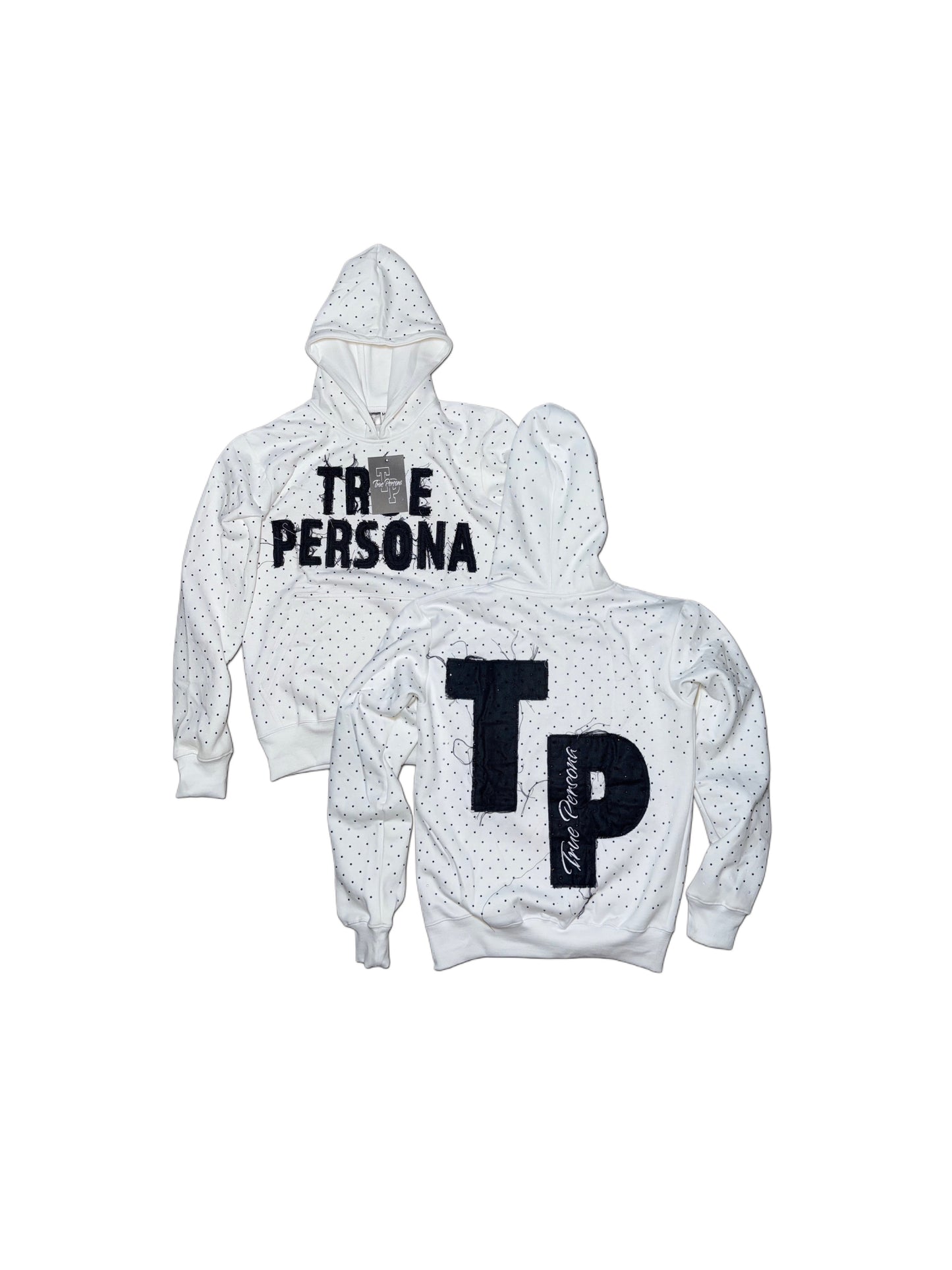 True Persona Rhinestone Hoodie