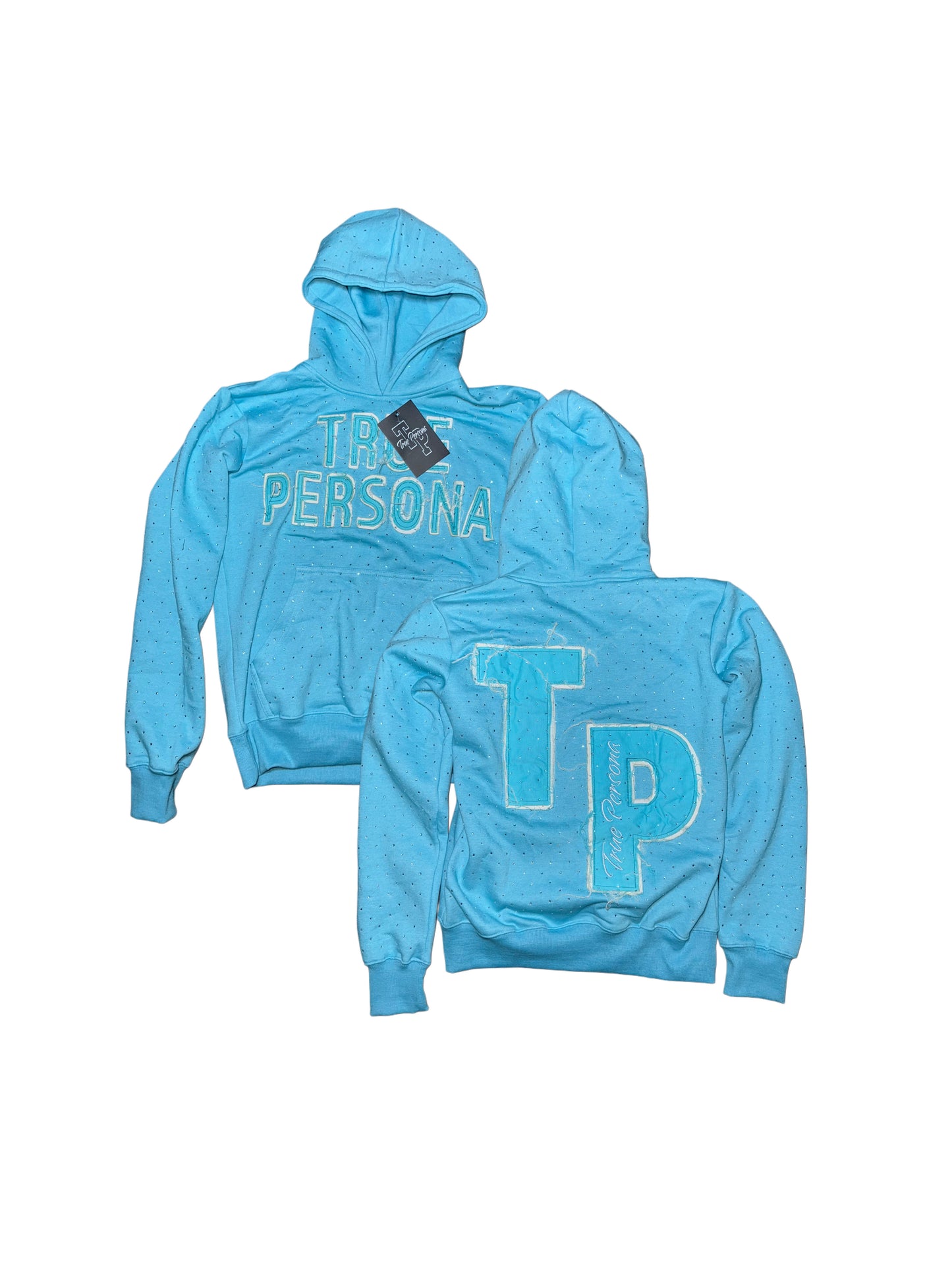 True Persona Rhinestone Hoodie