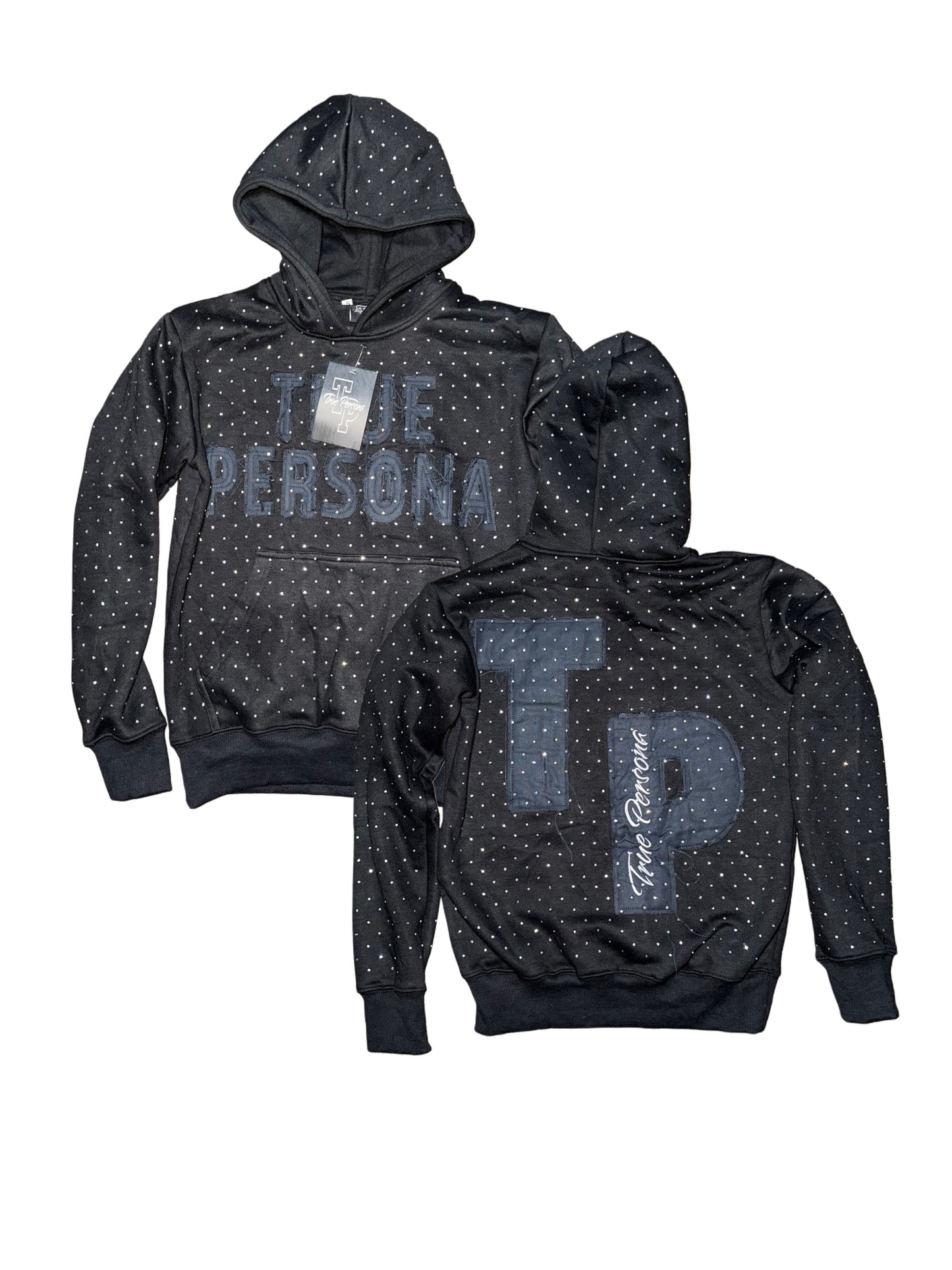True Persona Rhinsetone Hoodie