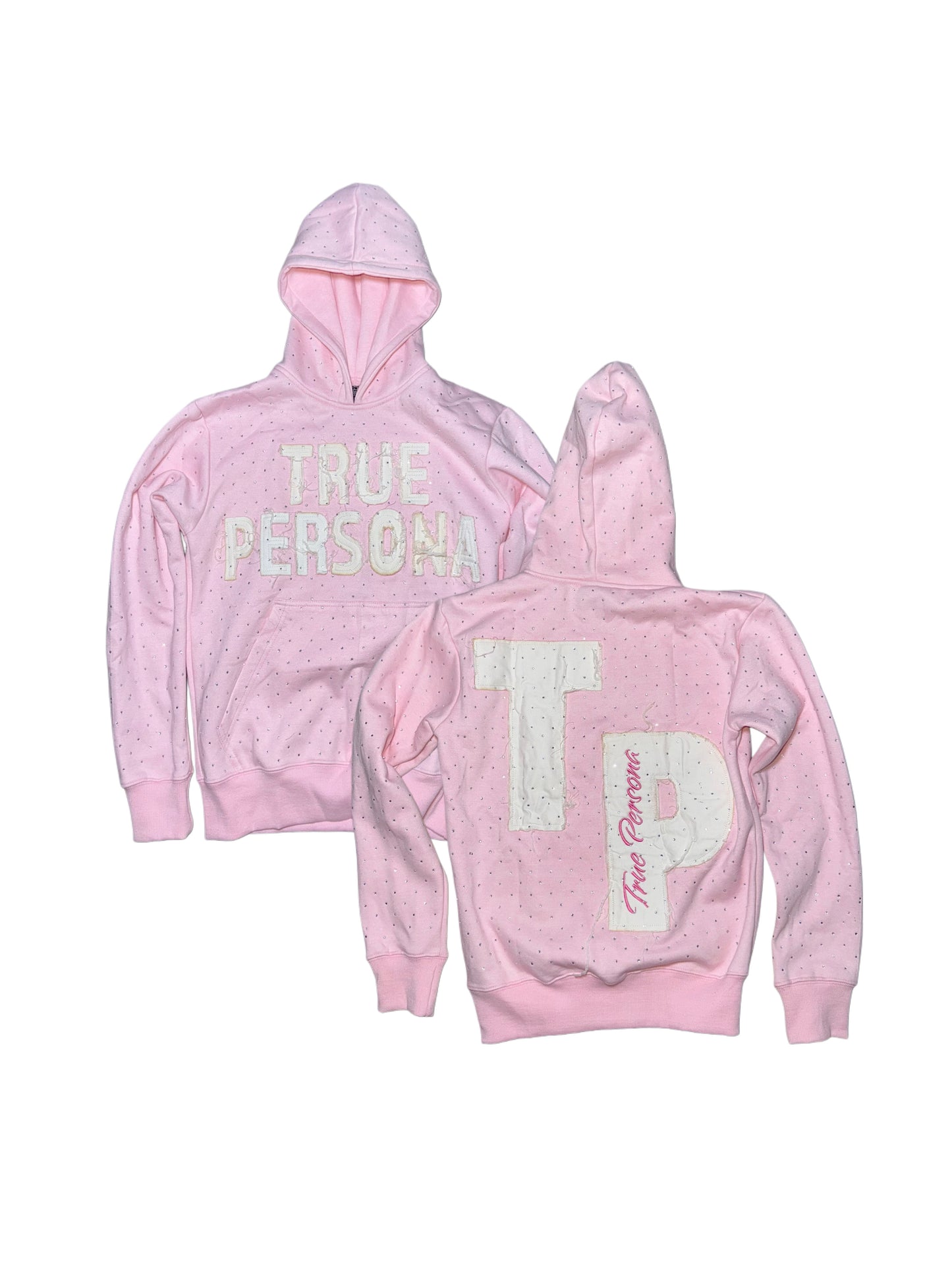 True Persona Rhinestone Hoodie