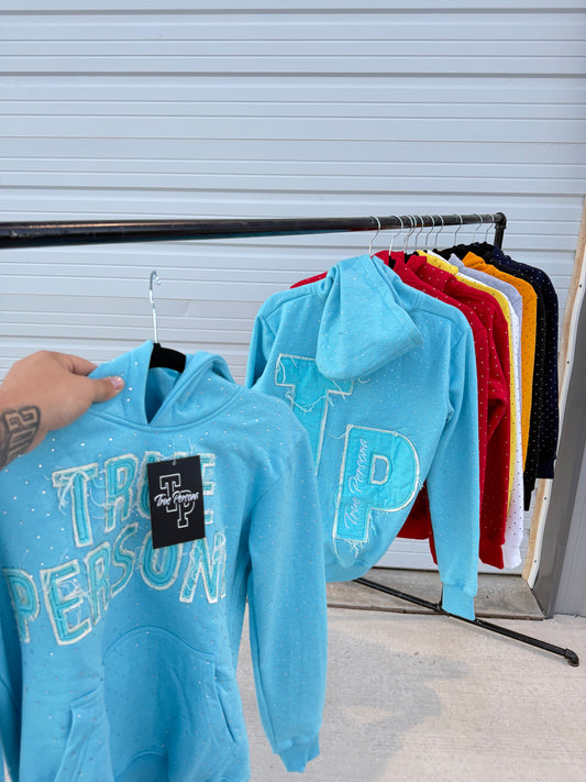 True Persona Rhinestone Hoodie